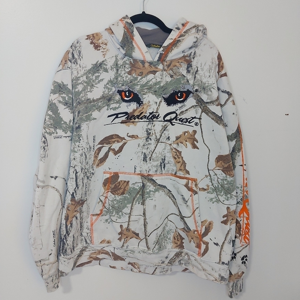 Cabelas Predator Quest Camouflage Hoodie Xl